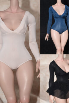1/6 Scale Tight Ballet Dress Bodysuit Clothes for 12" action figure