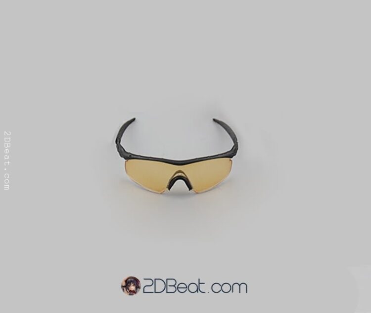 1/6 Scale Shooting Glasses Yellow / Clear Lenses