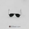 [In-stock] 1/6 Scale Sunglasses Black Glasses for action figure
