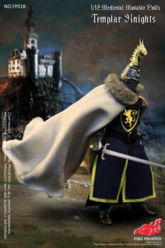 1/12 scale Fire Phoenix FP018 Medieval Templar Knights Action Figure