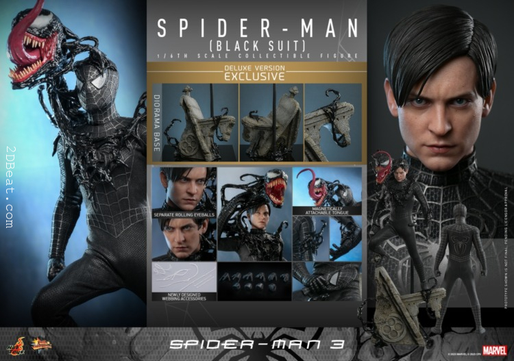 Marvel's Spider-Man 2 Video Game – Hot Toys Spider-Man Black Suit