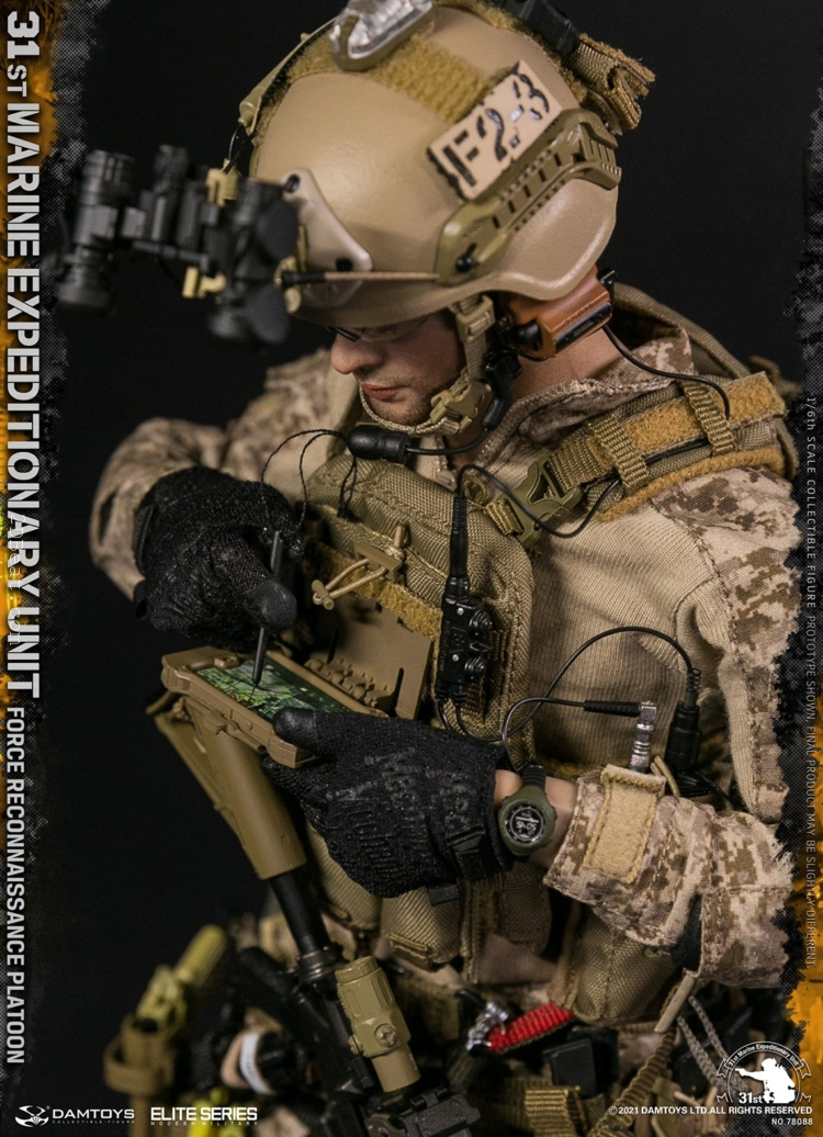 1/6 Scale DAMToys DAM78088 31st Marine Expeditionary Unit Force Reconnaissance Platoon Action Figure