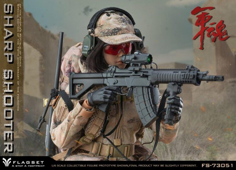 Mô hình lính nữ action figure 1/6 FLAGSET FS-73051 PRC Nữ Xạ Thủ