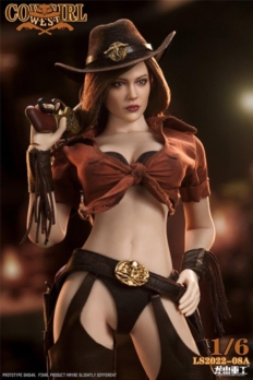 1/6 Scale Long Shan Jin Shu LS-2022-08A Western Cowgirl Bounty Hunter action figure