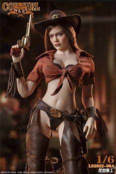 1/6 Scale Long Shan Jin Shu LS-2022-08A Western Cowgirl Bounty Hunter action figure