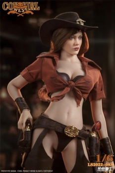 1/6 Scale Long Shan Jin Shu LS-2022-08A Western Cowgirl Bounty Hunter action figure