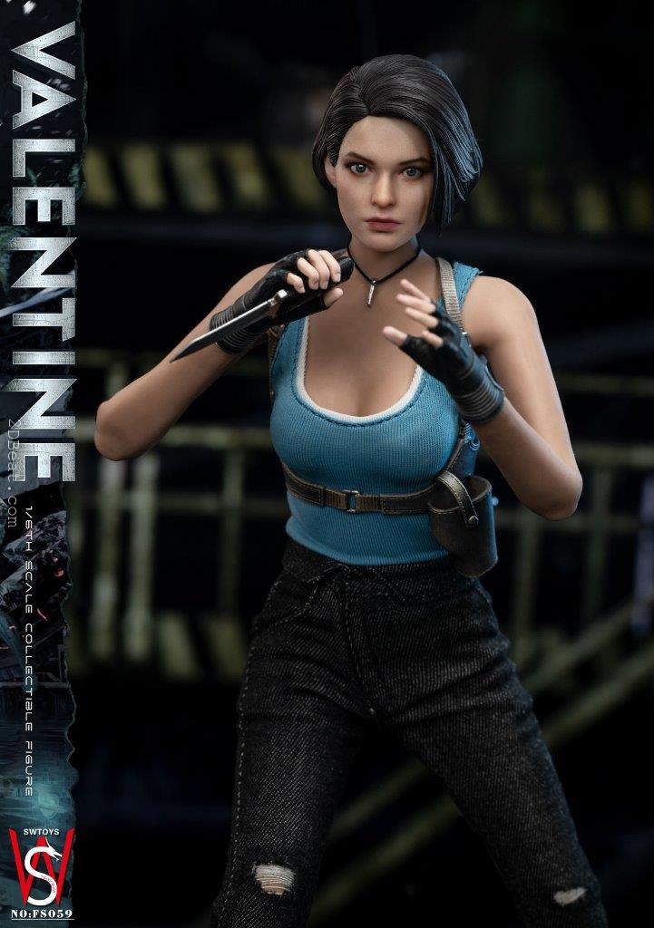 Resident Evil Jill Valentine 1/6 STARS Figure W/ Base -  Sweden