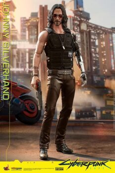 Mô hình 1:6 Johnny Silverhand (Keanu Reeves) Cyberpunk 2077 chính hãng Hottoys