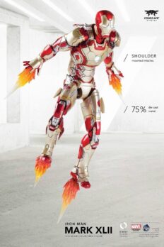 [Có Sẵn] Mô hình chính hãng Comicave Studios 1:12 Iron Man MK42 Iron Man Mark XLII (Không kèm Sofa)