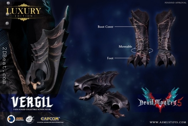 1/6 Scale Asmus Toys DMC500 Devil May Cry V Vergil Figure – 2DBeat Hobby  Store