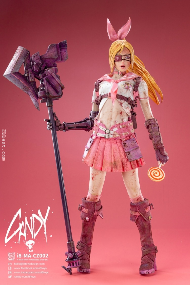 1/6 Scale i8 Toys MA-CZ002 Crazy x Noisy Candy Battle Damaged 