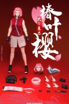 [In-Stock] 1/6 Scale Moz Studio MSAF003 Naruto Sakura Medical Ninja Action Figure