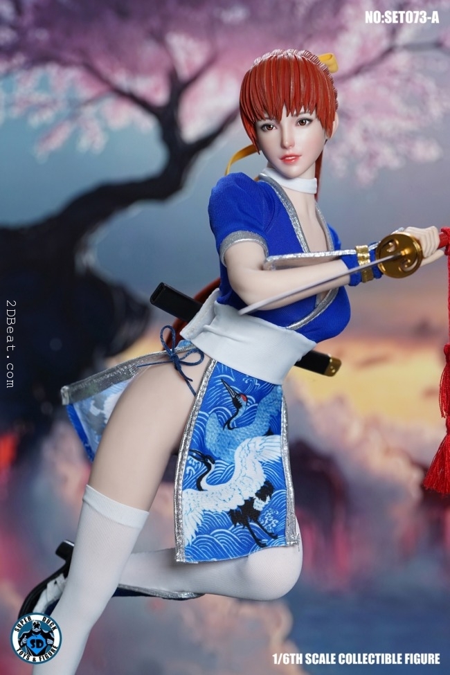 In-Stock] 1/6 Super Duck SET073A Dead or Alive Kasumi Blue Ver