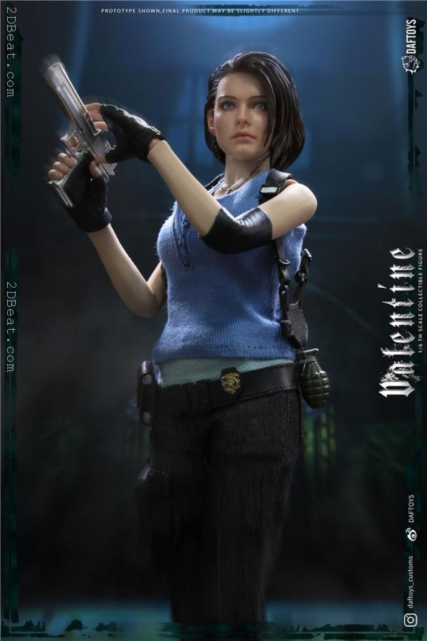 SUPER DUCK 1/6 Jill valentine Resident Evil Head & Clothes Action Figure  Toys