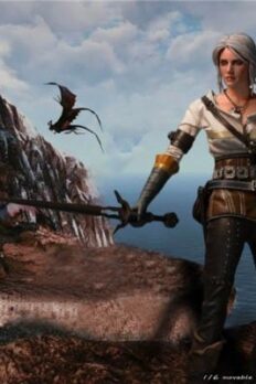 [In-stock] JKTOYS K001 1/6 The Witcher Ciri Cirilla Fiona Elen Riannon Action Figure