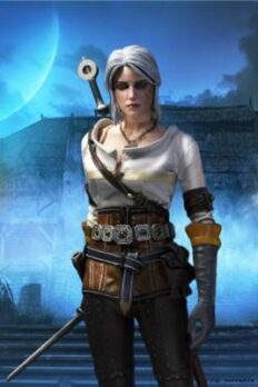 [In-stock] JKTOYS K001 1/6 The Witcher Ciri Cirilla Fiona Elen Riannon Action Figure