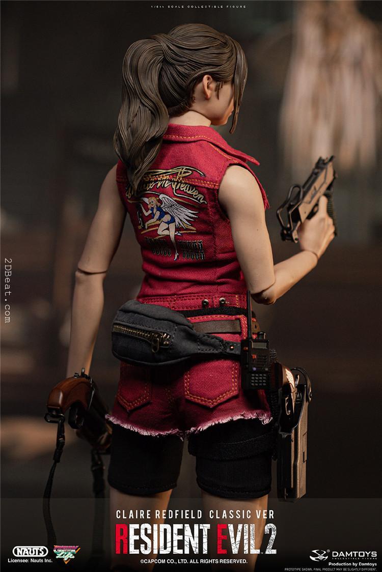 1/6 resident evil 2: collectible action figure claire redfield classic ver.
