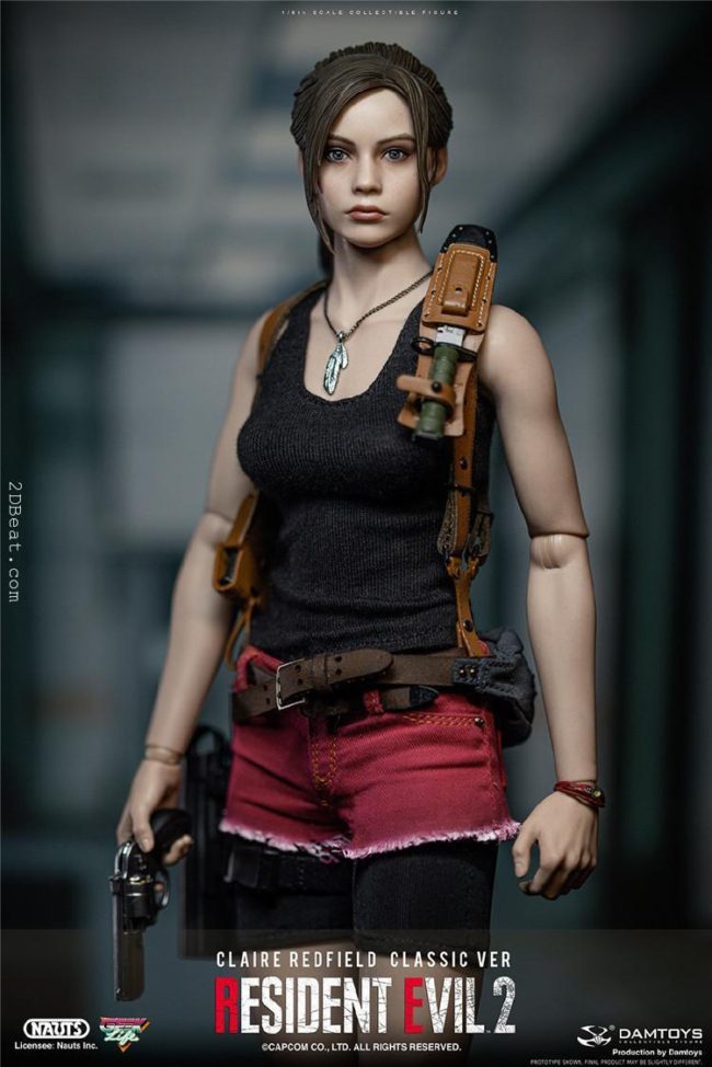 1/6 Scale NAUTS x DAMTOYS DMS038 Resident Evil 2 Claire Redfield ...