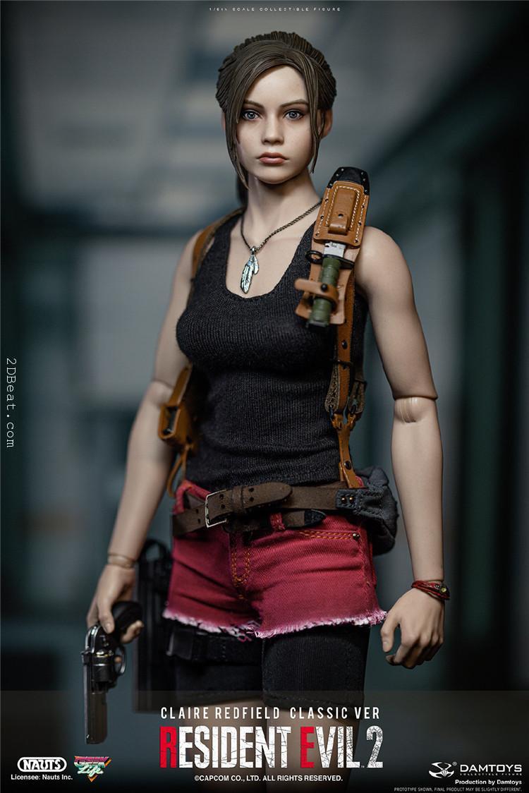 DAMTOYS 1/6 Resident Evil 2 Remake Ver. Claire Redfield Figure