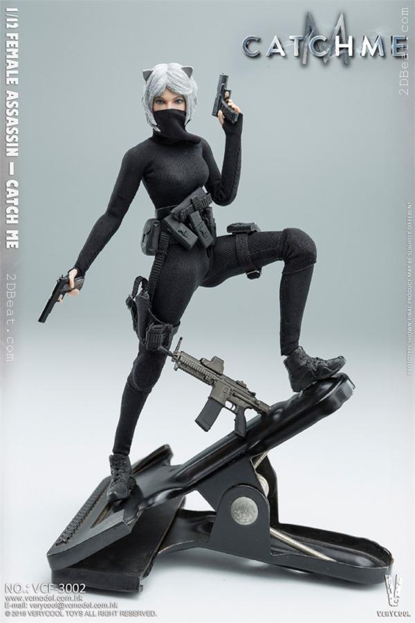 In-stock 1/12 VERYCOOL Palm Treasure Female Assassin "Catch Me" Action Figure 