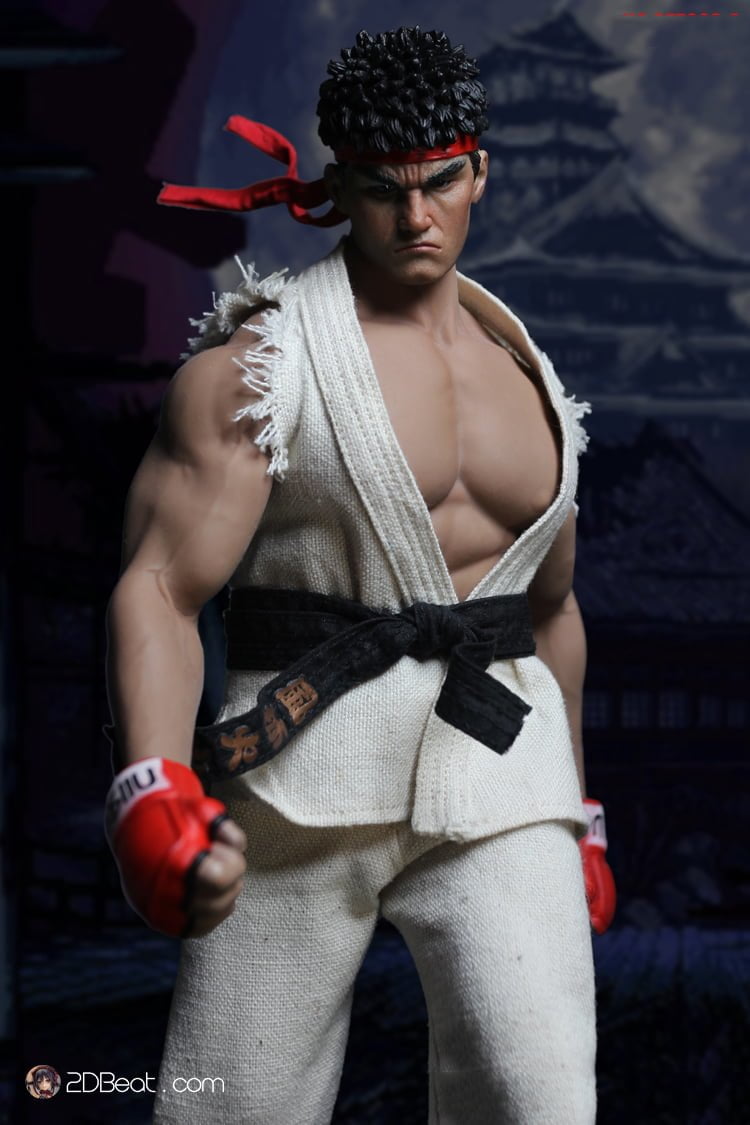 1/6 Super Duck Street Fighter IV Ryu White / Black Ver with TBLeague M34 - A, No Body
