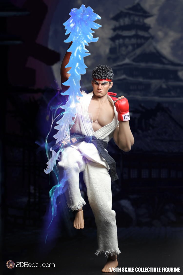 Mô Hình 1/6 Figure Ryu Street Fighter IV bán kèm Body TBLeague Phicen M34 - A, No Body