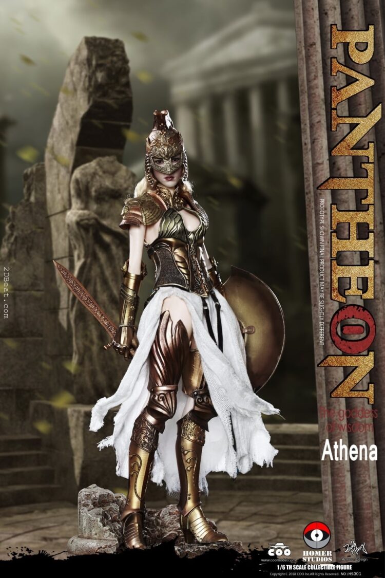 Mô hình 1/6 Coomodel X Homer HS001 Panthean Athena Goddess of Wisdom