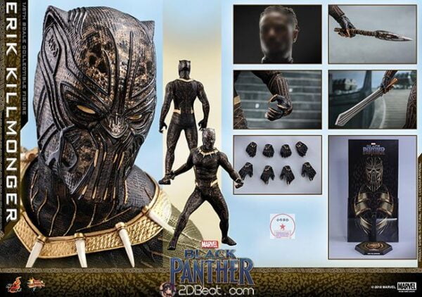 Hot Toys Black Panther Erik Killmonger Action Figure 1/6 Scale
