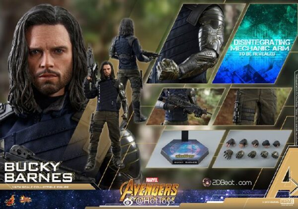 Mô Hình 1/6 Hot Toys Bucky Barnes Avengers: Infinity War