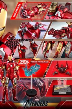 Hot Toys Iron Man Mark VII The Avengers Chính Hãng Tỉ Lệ 1:6