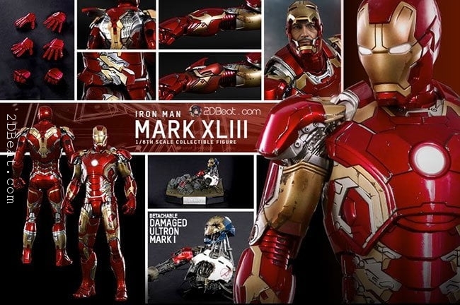 Hot Toys Iron Man MK43 Mark XLIII Reissue - Avengers: Age of Ultron