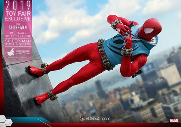 1/6 Scale Hot Toys Marvel's Spider-Man Scarlet Spider Action Figure