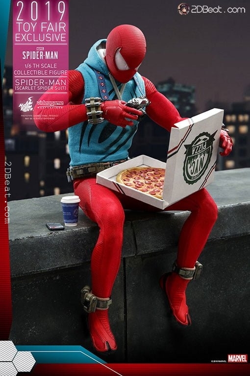 Mô Hình Chính Hãng Hot Toys Marvel's Spider-Man Scarlet Spider Action Figure