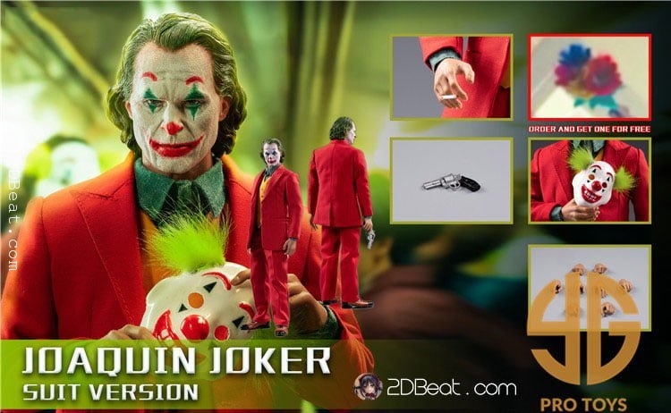 MToys JOKER Joaquin Phoenix Suit Version 1/6 Scale Action Figure