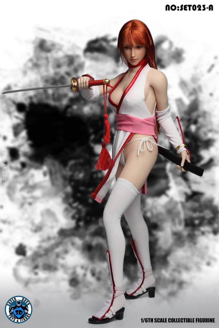 Super Duck 1/6 Dead or Alive Kasumi Red Bib Model for 12" Female Doll for sale online 