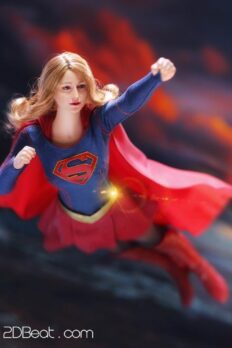 1/6 Scale SuperGirl with Seamless Action Figure Body