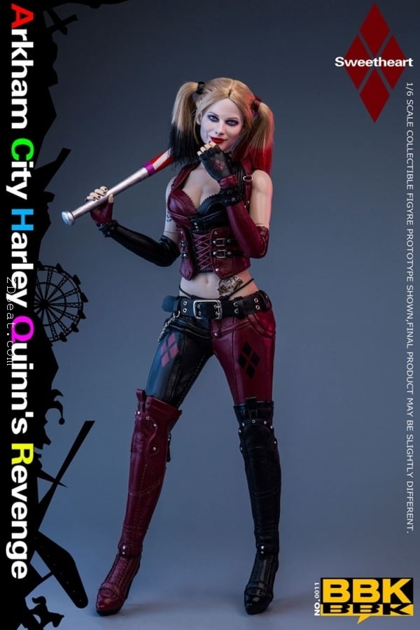 Bonecos Batman Arkham City DC Direct :: Boneca da Harley Quinn (aberto) -  Arte em Miniaturas