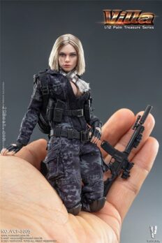 [In-Stock] VERYCOOL 1/12 VCF-3005 Palm Treasure Series - Black MC Camouflage Women Soldier - Villa