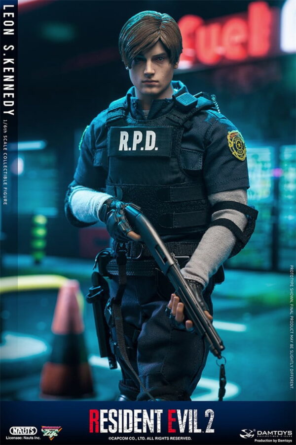 NAUTS x DAMTOYS DMS030 1/6 Resident Evil 2 Leon S. Kennedy action ...