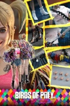 1/6 Hot Toys Birds of Prey: Harley Quinn (Caution Tape Jacket Version)