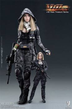 [In-Stock] VERYCOOL 1/12 VCF-3005 Palm Treasure Series - Black MC Camouflage Women Soldier - Villa