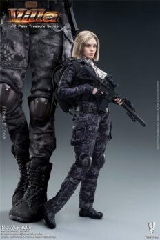 [In-Stock] VERYCOOL 1/12 VCF-3005 Palm Treasure Series - Black MC Camouflage Women Soldier - Villa