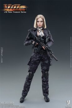 [In-Stock] VERYCOOL 1/12 VCF-3005 Palm Treasure Series - Black MC Camouflage Women Soldier - Villa