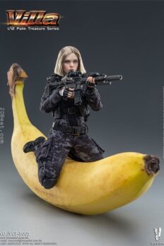 [In-Stock] VERYCOOL 1/12 VCF-3005 Palm Treasure Series - Black MC Camouflage Women Soldier - Villa