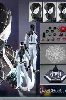 1/6 Scale Hot Toys Spider-Man Negative Suit Exclusive