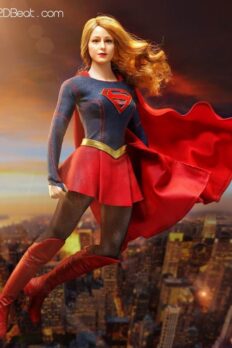 1/6 Scale SuperGirl with Seamless Action Figure Body