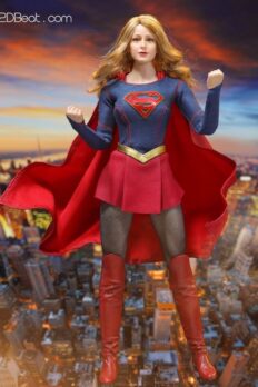 1/6 Scale SuperGirl with Seamless Action Figure Body