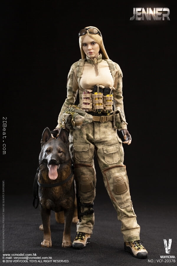 VERYCOOL 1/6 VCF-2037A A-TACS FG Female Soldier-Jenner Action Figure Collection 