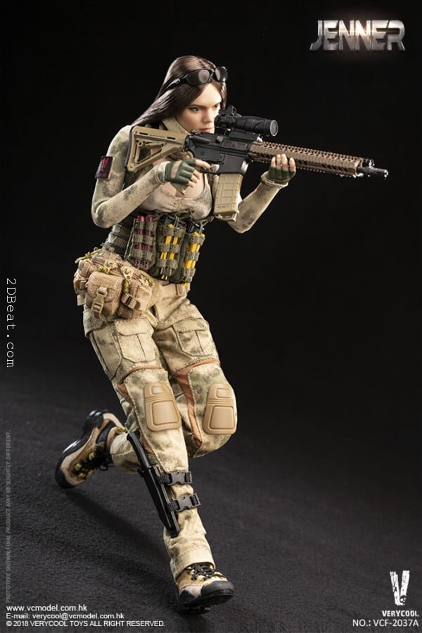Riflescope for VERYCOOL VCF-2037 A-TACS FG Women Soldier JENNER 1/6 Scale Action 