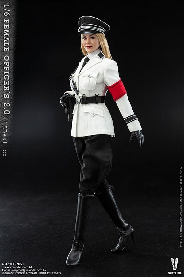 Verycool Vcf 2051 Wwii German Female Ss 2 0 Officer 1 6 Action Figure